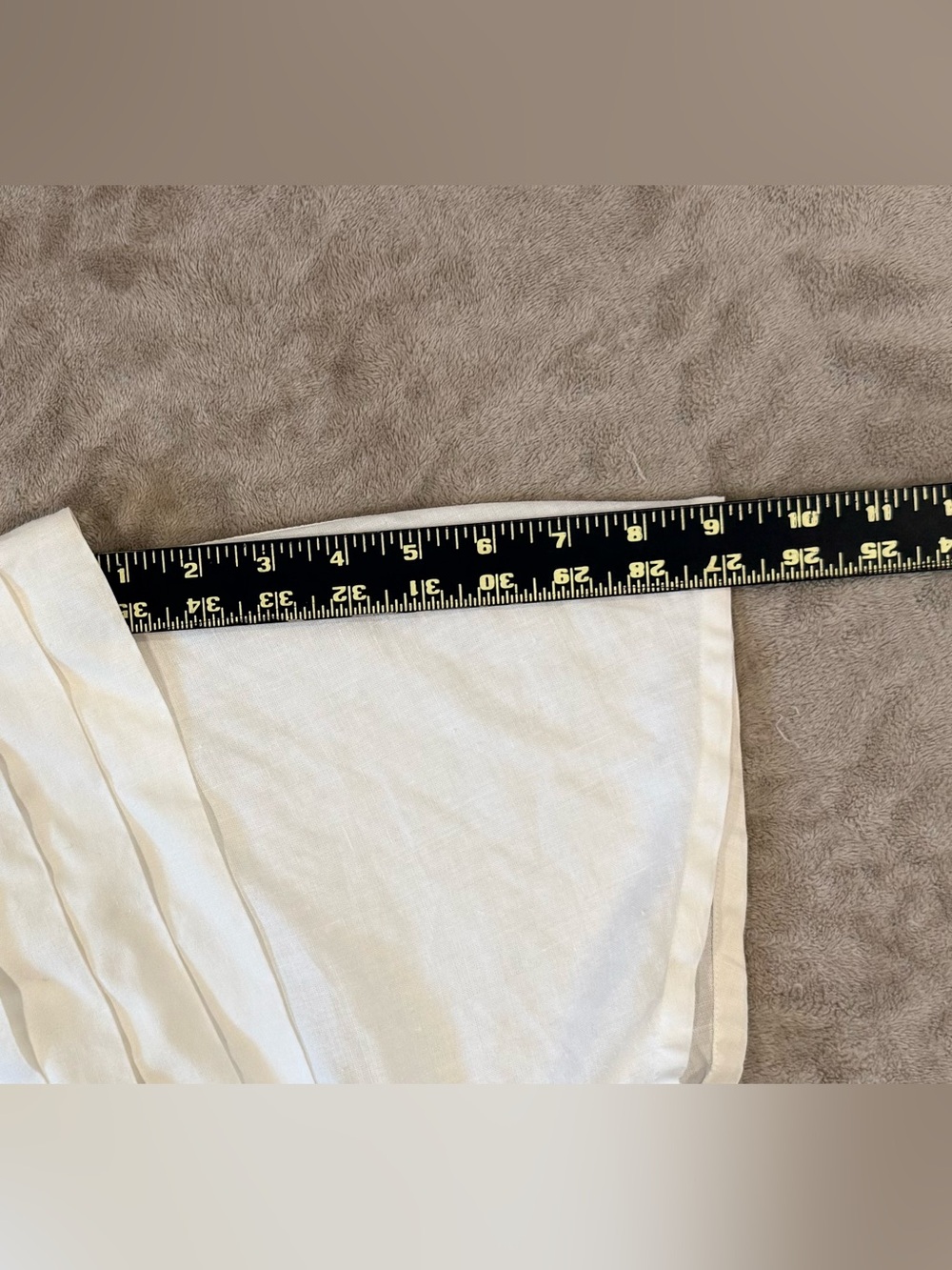 Vintage Jean for Joseph Le Bon White 100% Ramie Pleated Blouse Top Size 14 - Picture 7 of 8
